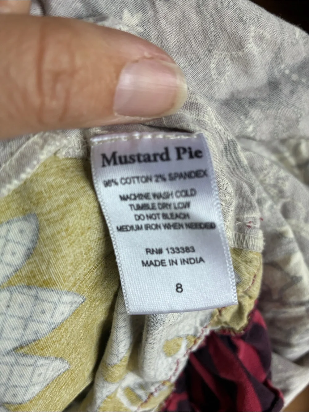 Mustard pie dress
